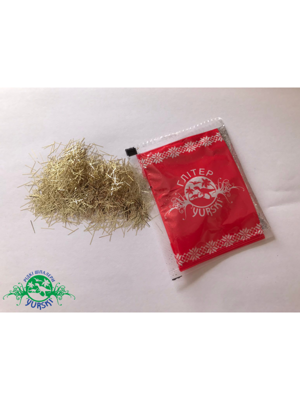 Блиск золото полоска 1см